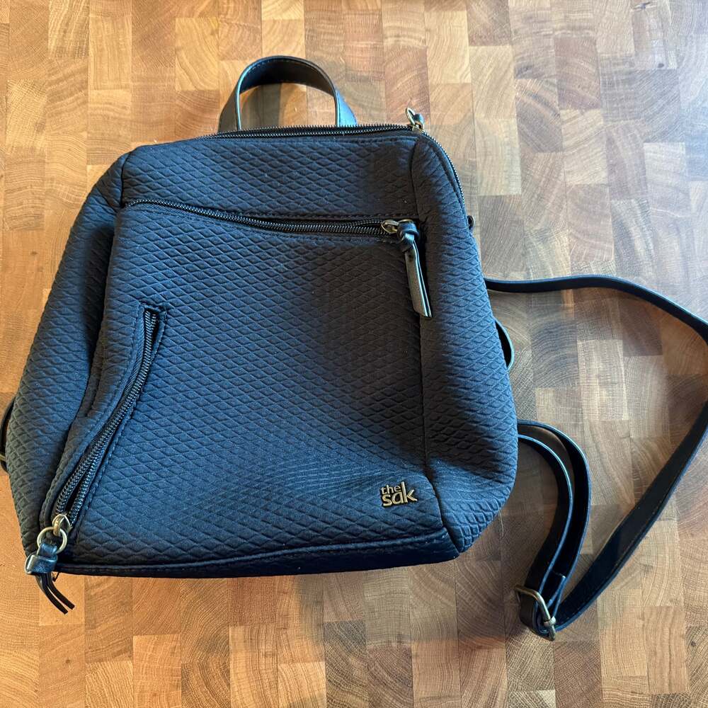 The Sak Black Quilted Backpack - Excellent Condition